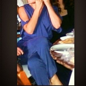 Jumpsuit Blue Size S Luisa Spagnoli haute couture